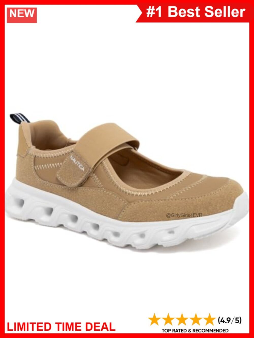 Ballet Flat Mary Jane Walking Shoe Cushioned Athletic Sole